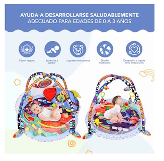 Foto 2 | Gimnasio Bebé Interactivo Tapete Didáctico Infantil Nube