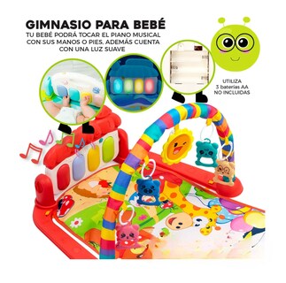 Foto 6 | Gimnasio Acolchado Infantil Tapete Bebe Con Piano Musicalgimnasio Acolchado Infantil Tapete Bebe Con Piano Musical