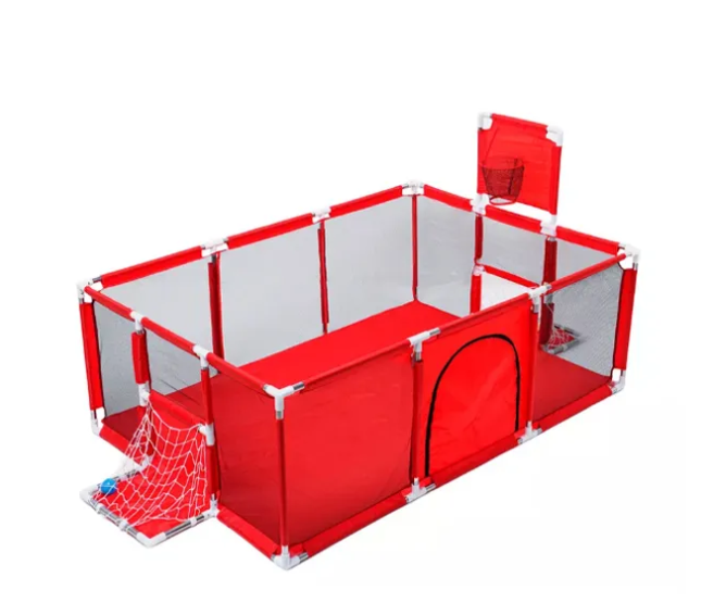 Corral 10Pos Rojo para Bebé