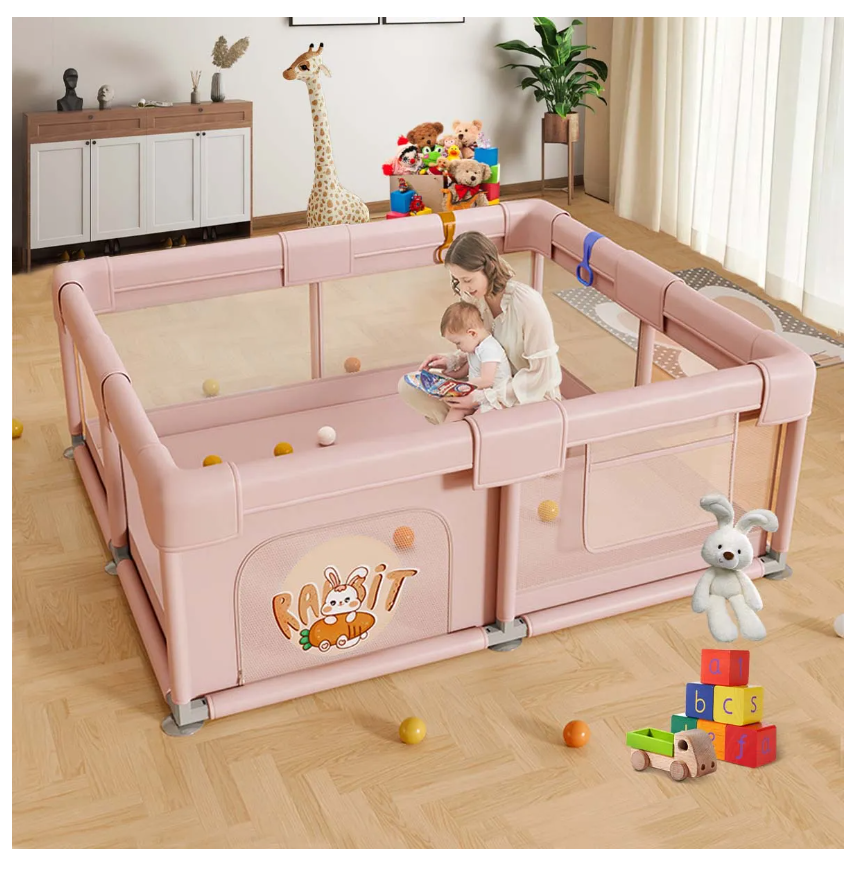 Foto 5 pulgar | Corral Para Bebe 150x180 Cm Con Accesorios