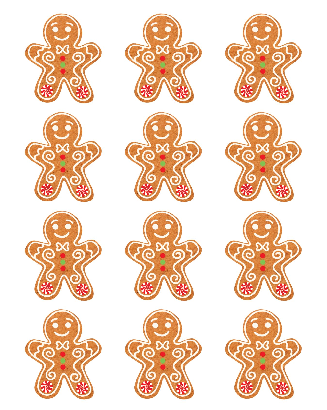 Foto 2 pulgar | Pegatinas, Recursos Creados Por El Profesor, Galletas De Jengibre, Tcr6945 - Venta Internacional.