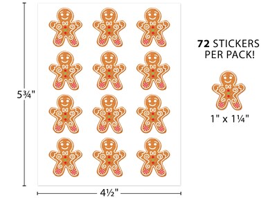 Foto 6 | Pegatinas, Recursos Creados Por El Profesor, Galletas De Jengibre, Tcr6945 - Venta Internacional.