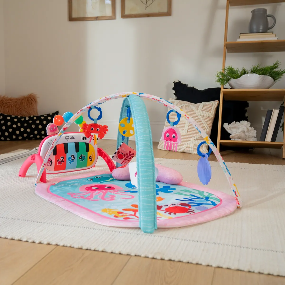 Foto 3 pulgar | Gimnasio Baby Einstein Tunes Jellyfish Jamboree 4 En 1