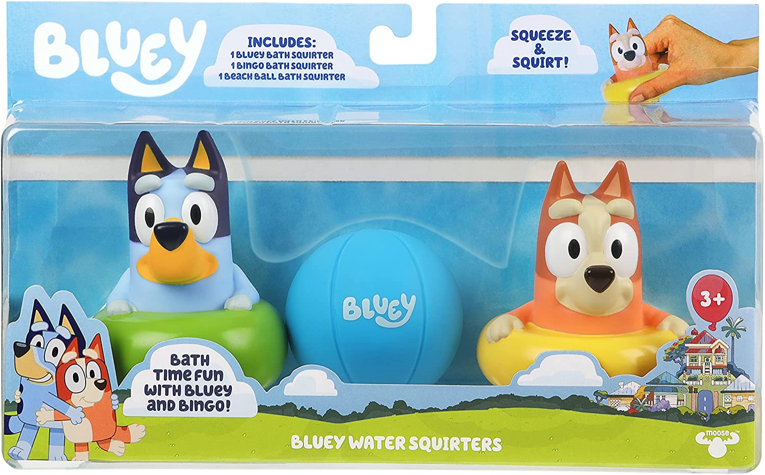 Foto 2 pulgar | Venta Internacional - Bluey Bath Squirters Paquete de 3