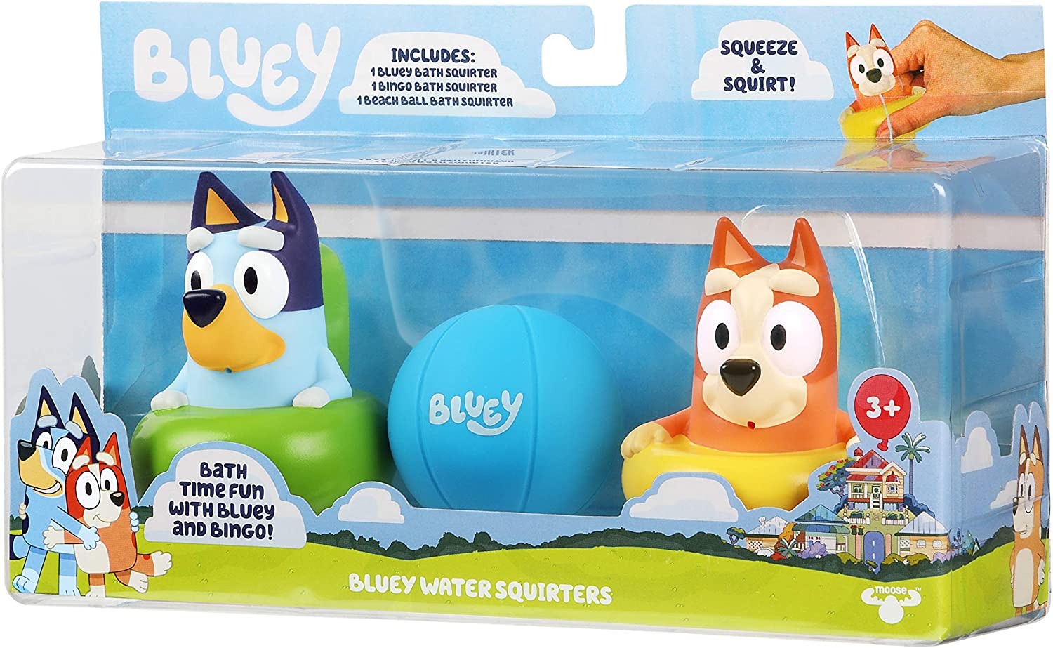 Foto 8 pulgar | Venta Internacional - Bluey Bath Squirters Paquete de 3