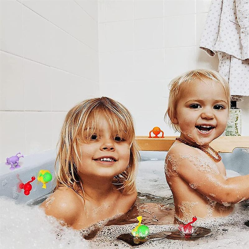 Foto 5 pulgar | Venta Internacional - Juguetes de Baño con Ventosa de Silicona 36 Piezas con Caja de Almacenamiento para Niños