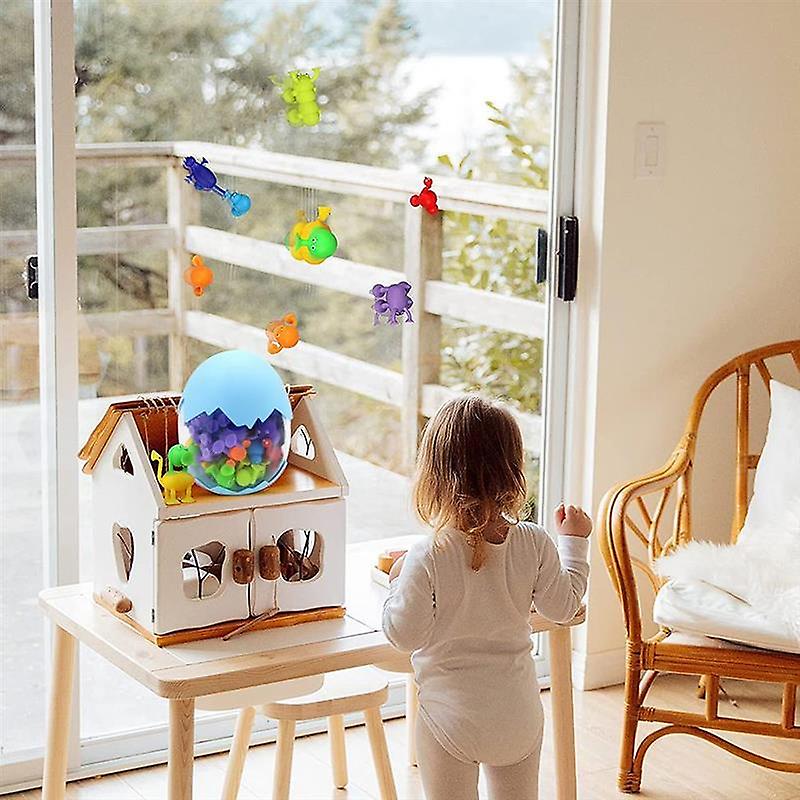 Foto 5 | Venta Internacional - Juguetes de Baño con Ventosa de Silicona 36 Piezas con Caja de Almacenamiento para Niños