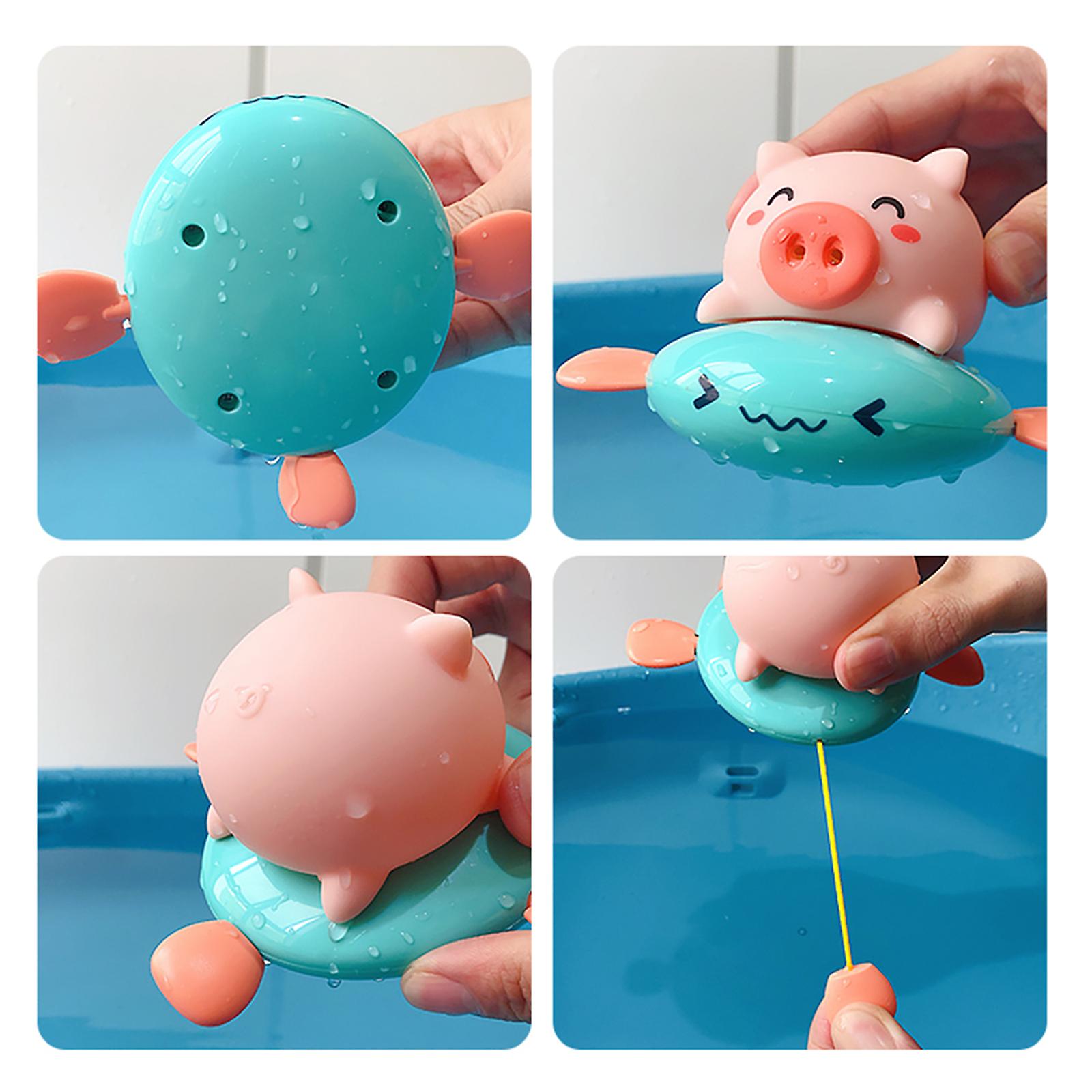 Foto 3 pulgar | Venta Internacional - Juguete de Baño Wind Up Swimming Pig Floating Baby Abs Multicolor