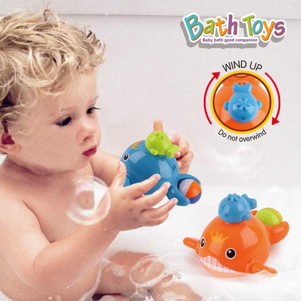 Foto 4 pulgar | Venta Internacional - Set De Juguetes De Baño Dwi Dowellin Juegos De Pesca Natación Ballenas