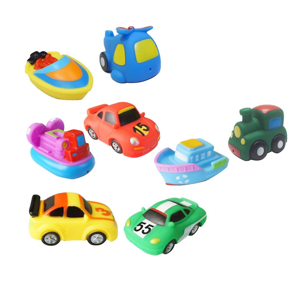 Venta Internacional - Juego De Juguetes Acuáticos, 8 Piezas, Juego, Barco, Vehículo Y Avión Para Niños