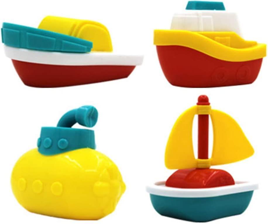 Venta Internacional - Juego De 4 Piezas De Bath Toy Little Boat Train