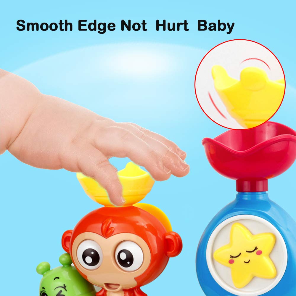 Foto 6 pulgar | Venta Internacional - Bath Toys G-wack Monkey Caterpillar Para Niños De 1 A 3 Años