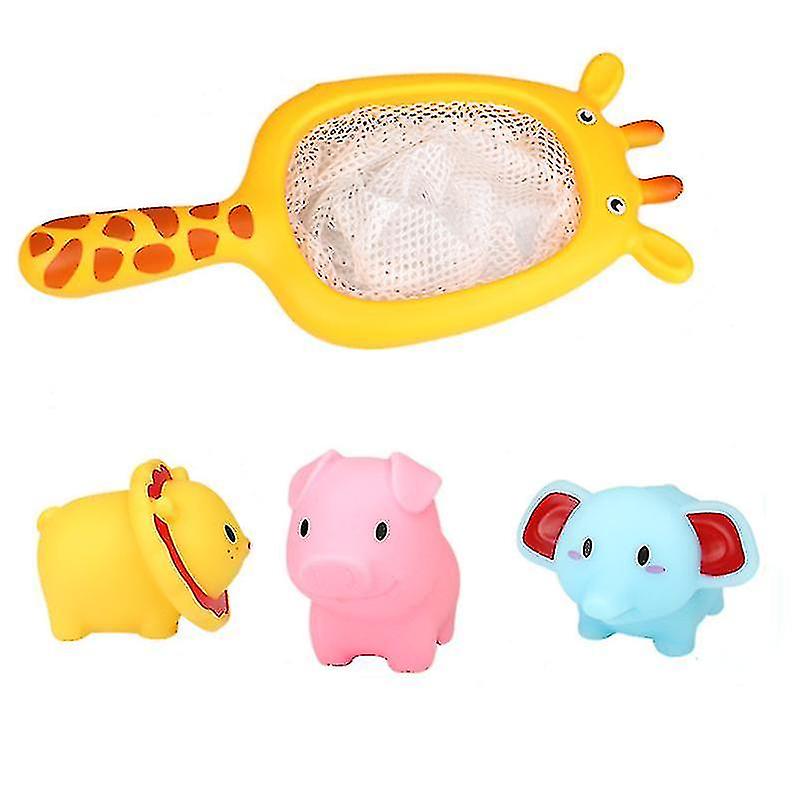 Venta Internacional - Juego De Juguetes De Baño Para Niños Fawn Lao Le, 4 Piezas, Abs, No Tóxico