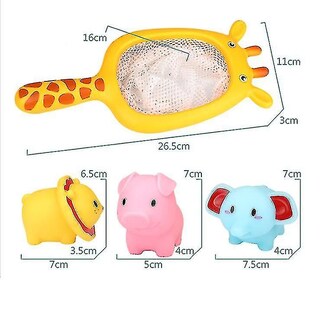 Foto 2 | Venta Internacional - Juego De Juguetes De Baño Para Niños Fawn Lao Le, 4 Piezas, Abs, No Tóxico