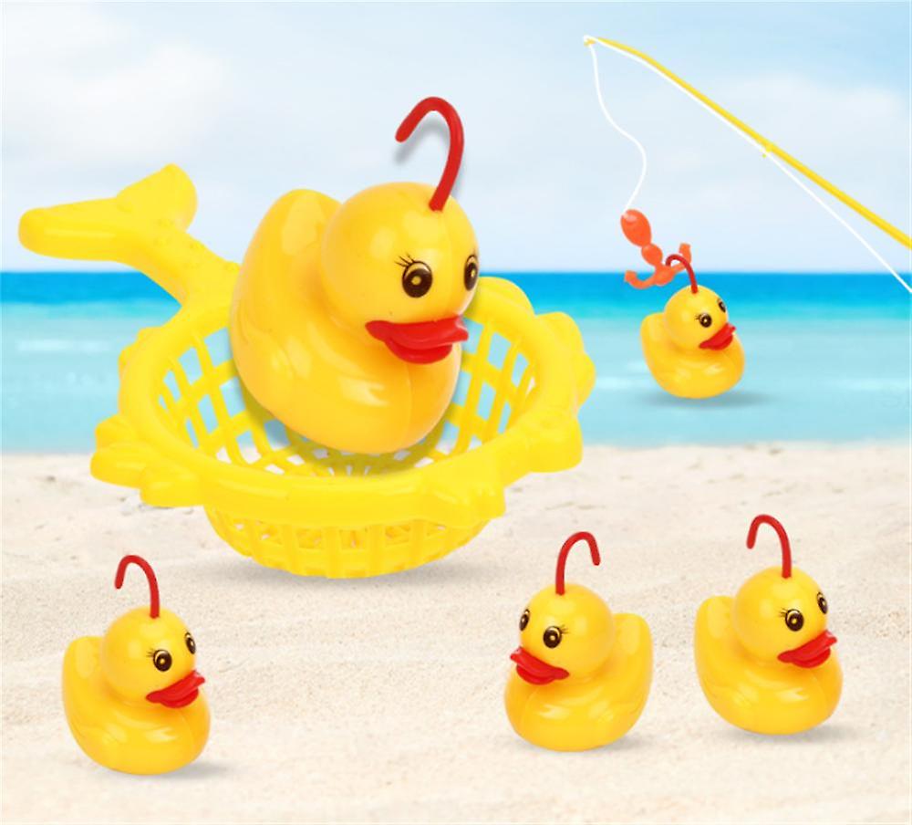 Foto 5 pulgar | Venta Internacional - Juego De Baño De Pesca Con Forma De Pato, 9 Unidades, Para Niños, Con Luces