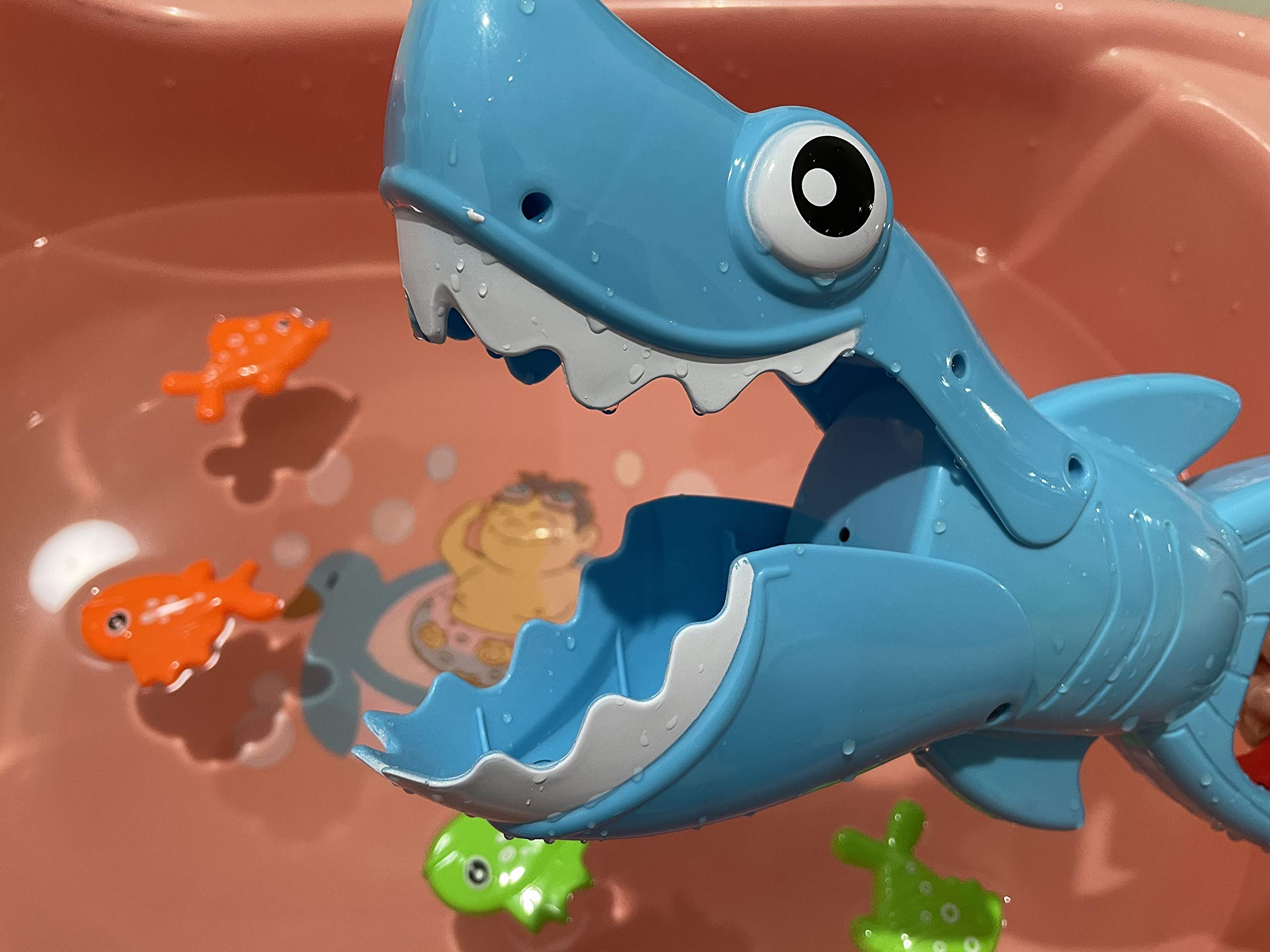 Foto 6 pulgar | Venta Internacional - Juguete de baño Invench Shark Grabber Blue