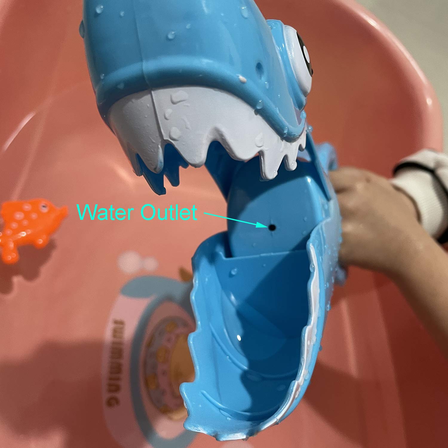 Foto 7 pulgar | Venta Internacional - Juguete de baño Invench Shark Grabber Blue