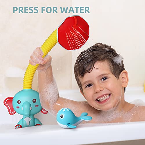 Foto 5 pulgar | Venta Internacional - Juguetes De Baño Cmartlarge Para Niños De 1 A 3 Años Con Ducha Y Pato