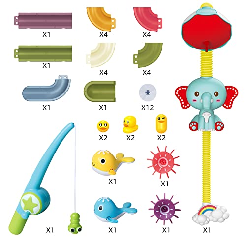 Foto 8 pulgar | Venta Internacional - Juguetes De Baño Cmartlarge Para Niños De 1 A 3 Años Con Ducha Y Pato