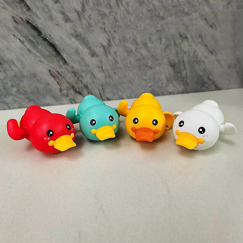 Foto 2 | Venta Internacional - Juego De 4 Juguetes Bathing Duck Para Niños Pequeños, Blanco/rojo/amarillo/gris