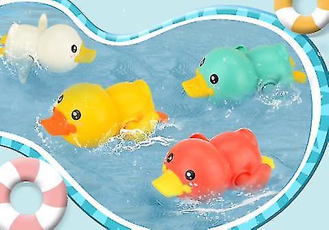 Foto 4 pulgar | Venta Internacional - Juego De 4 Juguetes Bathing Duck Para Niños Pequeños, Blanco/rojo/amarillo/gris