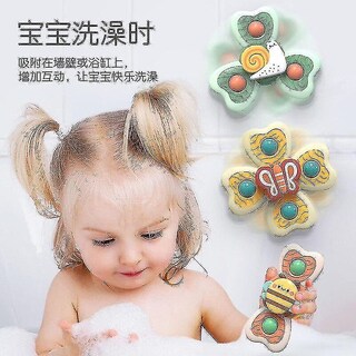 Foto 2 | Venta Internacional - Juguetes De Baño Para Bebés, Paquete De 3 Unidades, Parte Superior Giratoria Para 3 Meses A 4 A