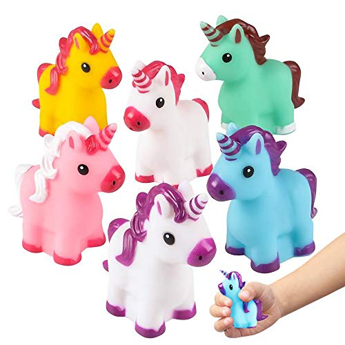 Foto 2 pulgar | Rubber Toys Artcreativity Unicorn Para Niños, Paquete De 12 - Venta Internacional.