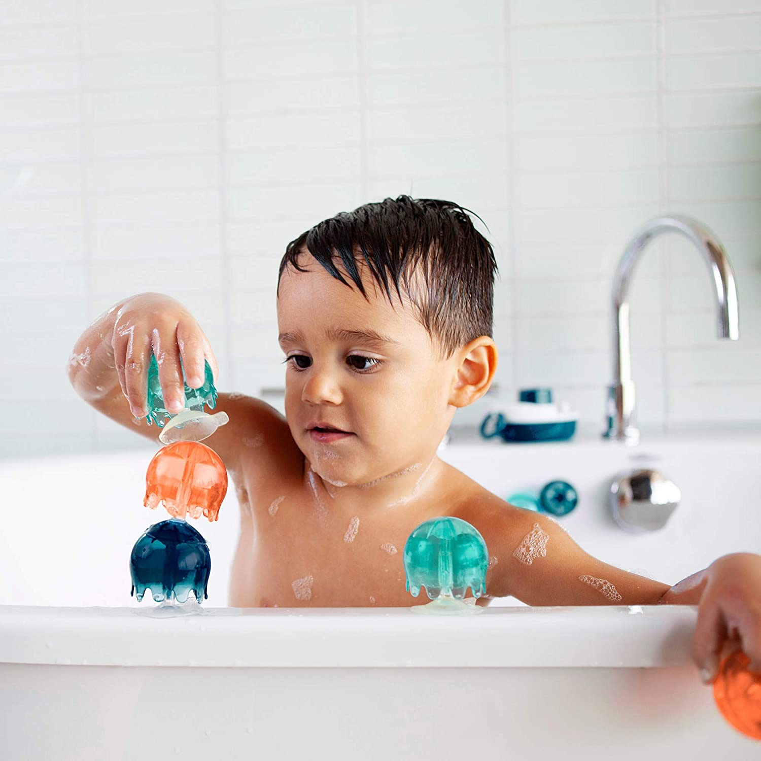 Foto 6 pulgar | Juguetes De Baño Con Ventosa Boon Jellies (paquete De 9) - Venta Internacional.