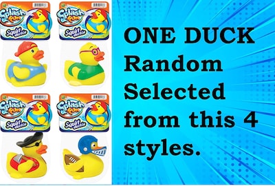 Foto 3 | Juguete Con Forma De Pato De Goma Ja-ru, Divertido, Para Bañera Infantil - Venta Internacional.