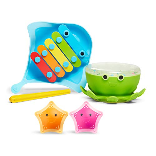 Foto 3 pulgar | Munchkin Bath Beats Musical Bath Toy Gift Set, Incluye Xilófono, Tambor De Baño Y Agitadores - Venta Internacional.