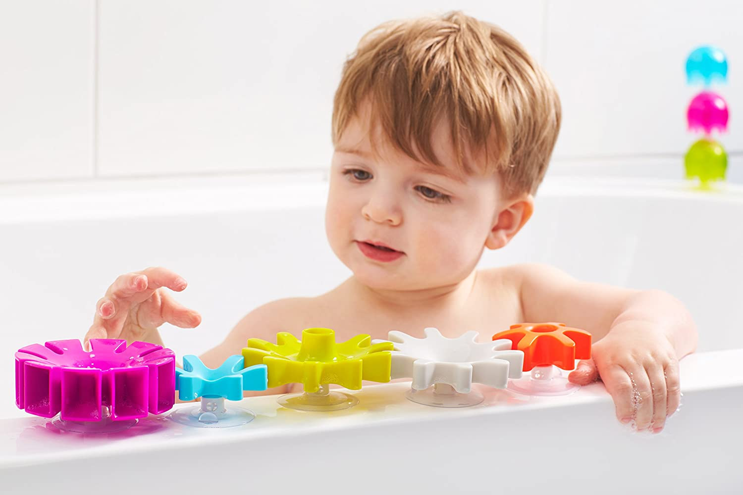 Foto 5 | Juego De Juguetes De Baño Boon Cogs Water Gears, Paquete De 5 - Venta Internacional.