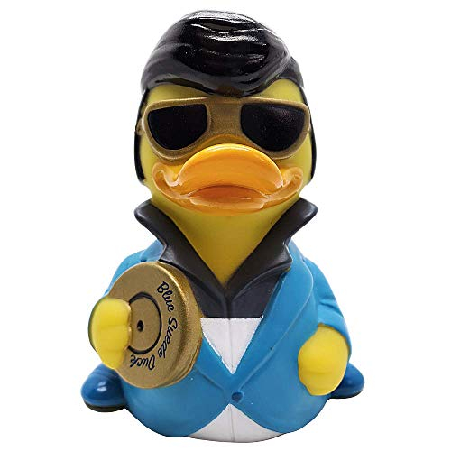 Foto 2 pulgar | Juguete De Baño Celebriducks, Gamuza Azul, Pato De Goma, Elvis Presley - Venta Internacional.