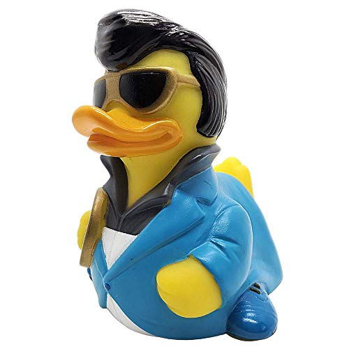 Foto 3 pulgar | Juguete De Baño Celebriducks, Gamuza Azul, Pato De Goma, Elvis Presley - Venta Internacional.