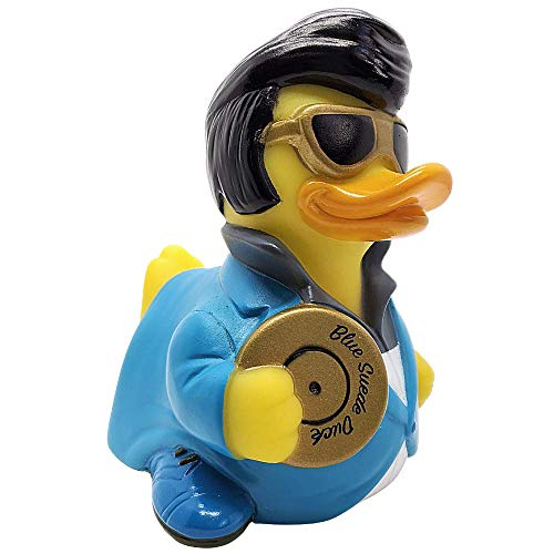 Foto 4 pulgar | Juguete De Baño Celebriducks, Gamuza Azul, Pato De Goma, Elvis Presley - Venta Internacional.