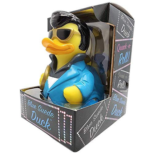 Foto 5 pulgar | Juguete De Baño Celebriducks, Gamuza Azul, Pato De Goma, Elvis Presley - Venta Internacional.