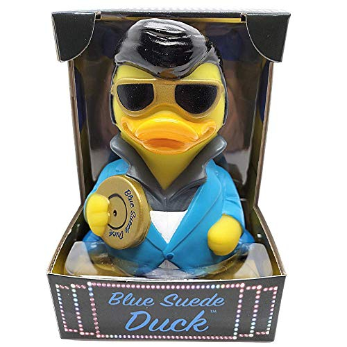 Foto 6 pulgar | Juguete De Baño Celebriducks, Gamuza Azul, Pato De Goma, Elvis Presley - Venta Internacional.