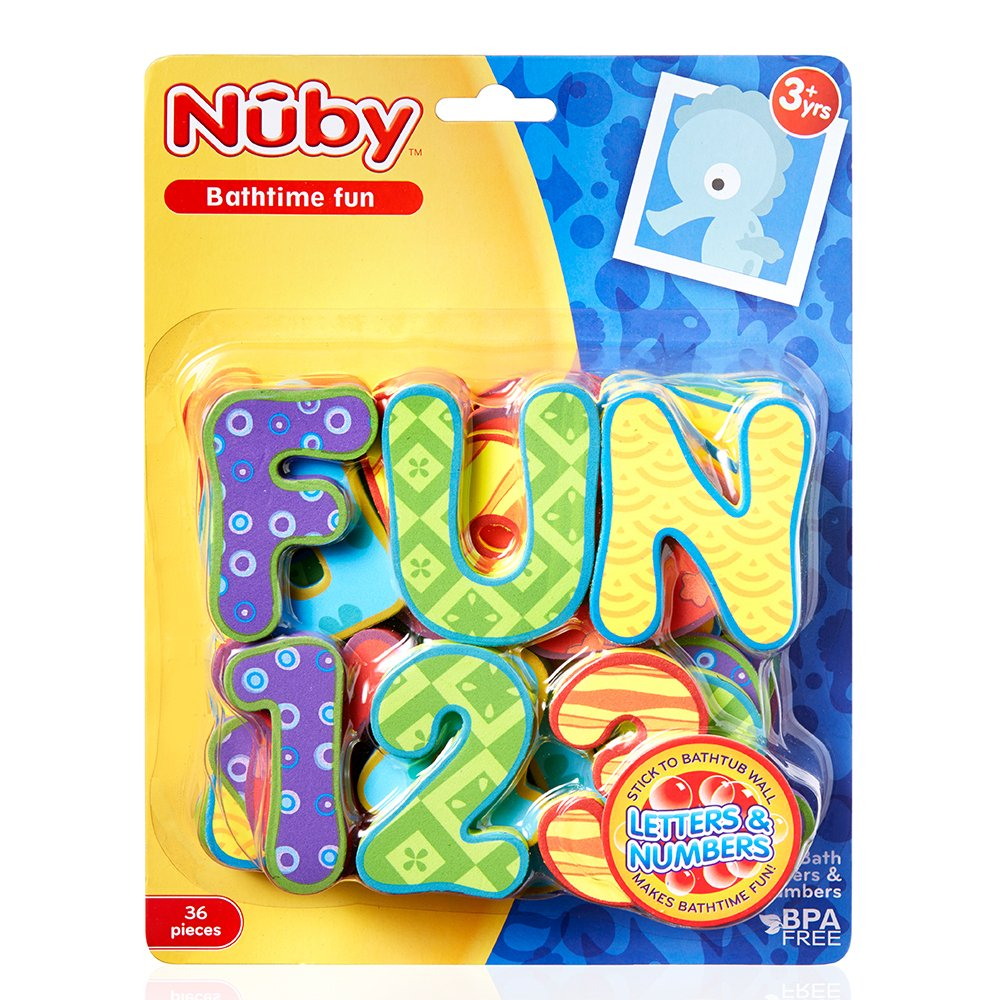 Foto 4 pulgar | Juego De Alfabetos Para Bañera Nuby, Surtido, 36 Piezas - Venta Internacional.