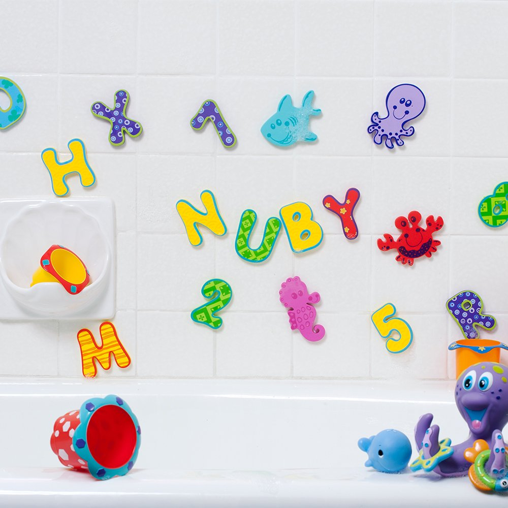 Foto 8 pulgar | Juego De Alfabetos Para Bañera Nuby, Surtido, 36 Piezas - Venta Internacional.