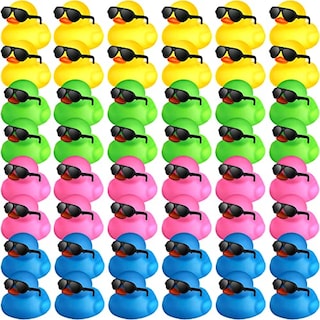 Foto 1 | Rubber Ducks Chivao Con Gafas De Sol, 48 Unidades, Para Regalo De Fiesta De Baño - Venta Internacional.