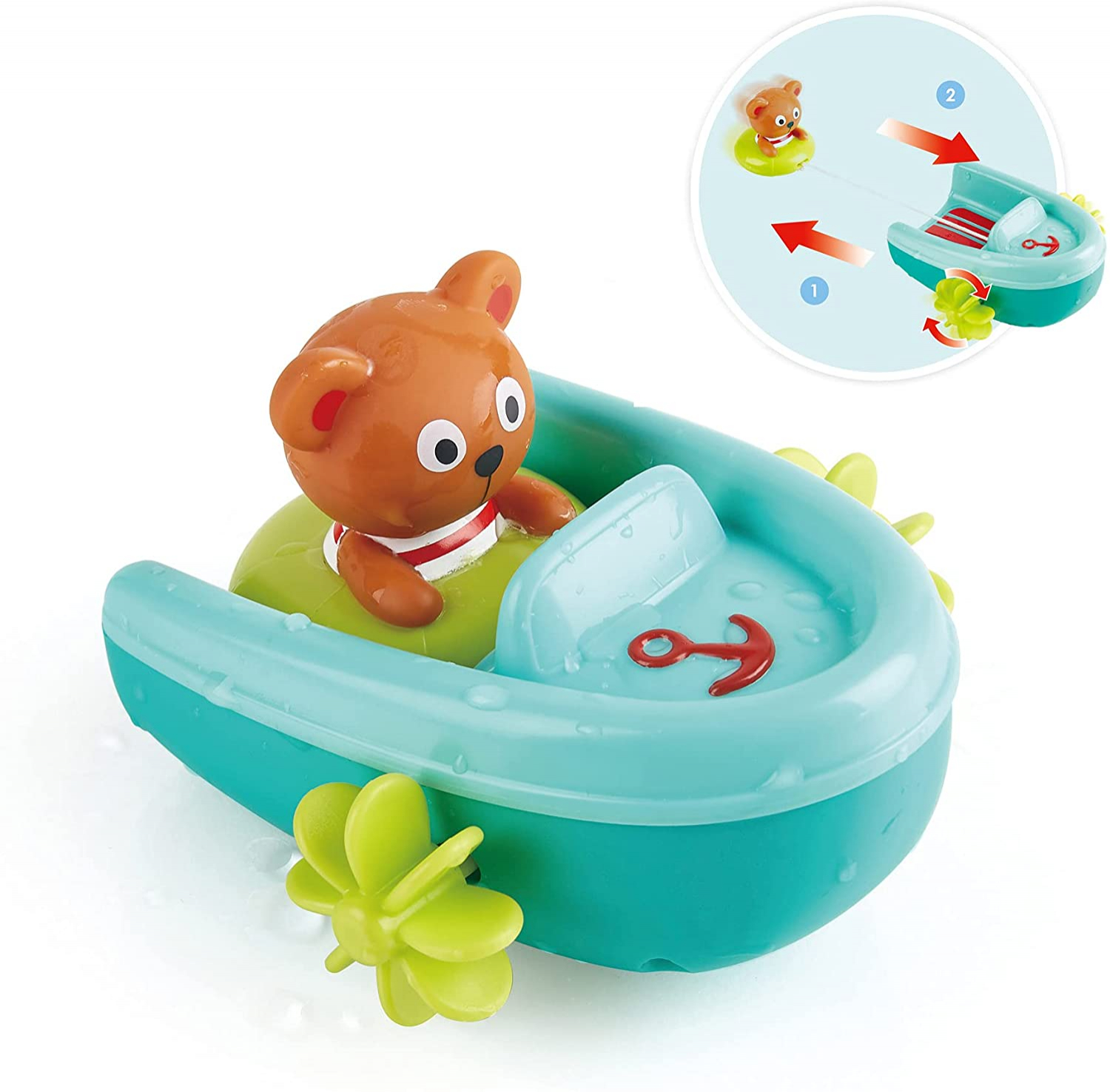 Foto 2 pulgar | Osito De Peluche De Baño Con Forma De Tubo Retráctil Para Niños Pequeños - Venta Internacional.