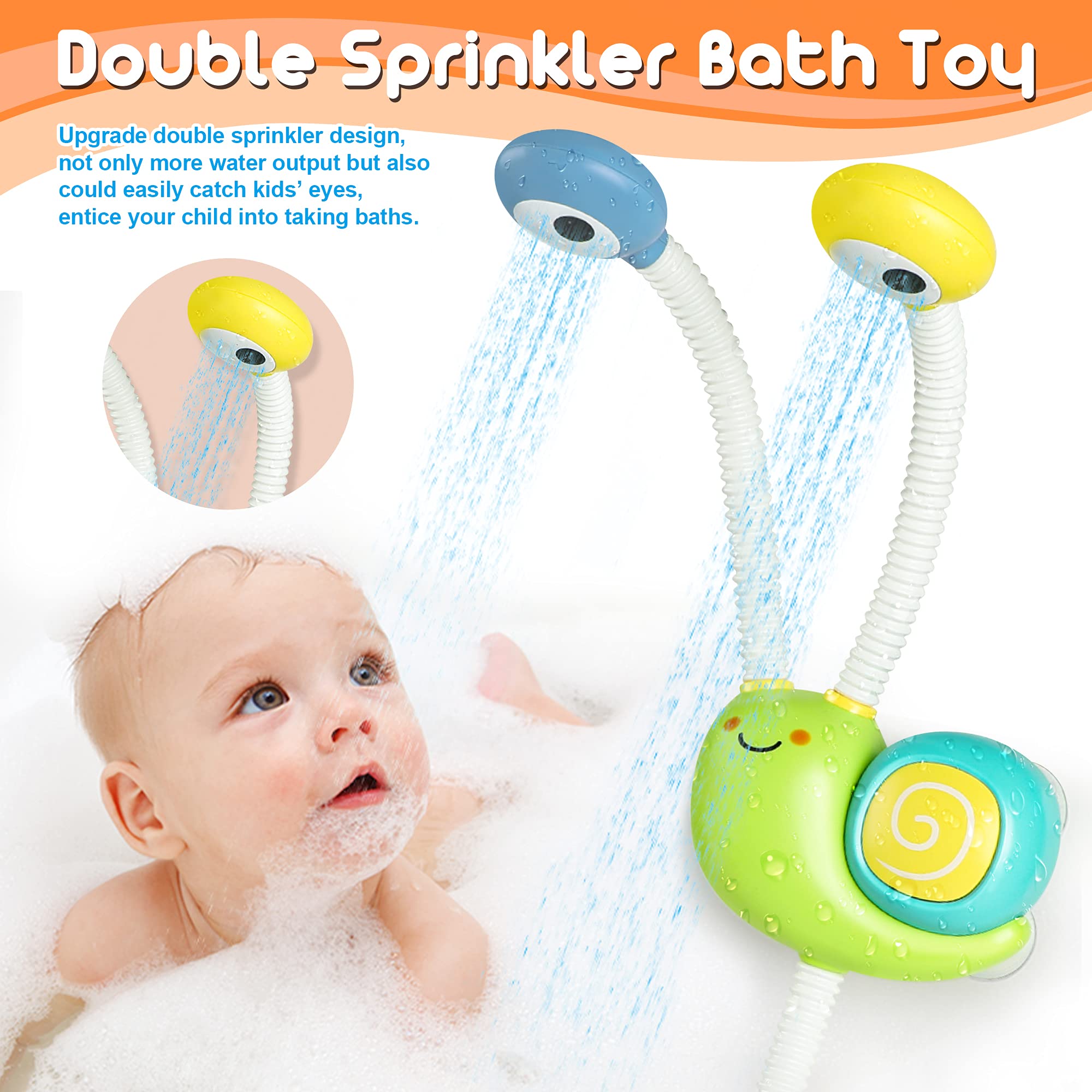 Foto 3 pulgar | Ducha Automática En Aerosol Bath Toys Dwi Dowellin Para Niños Pequeños - Venta Internacional.