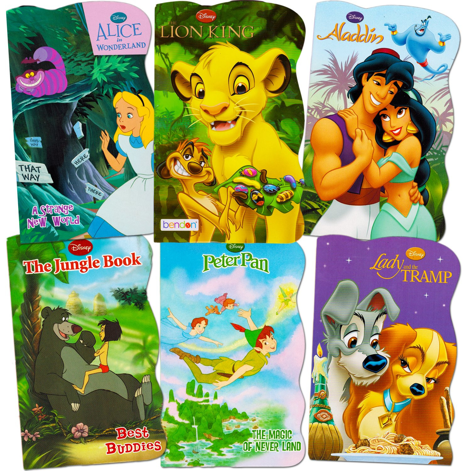 Board Books Disney Baby Toddler Beginnings, Juego De 6 A 12 Páginas - Venta Internacional.