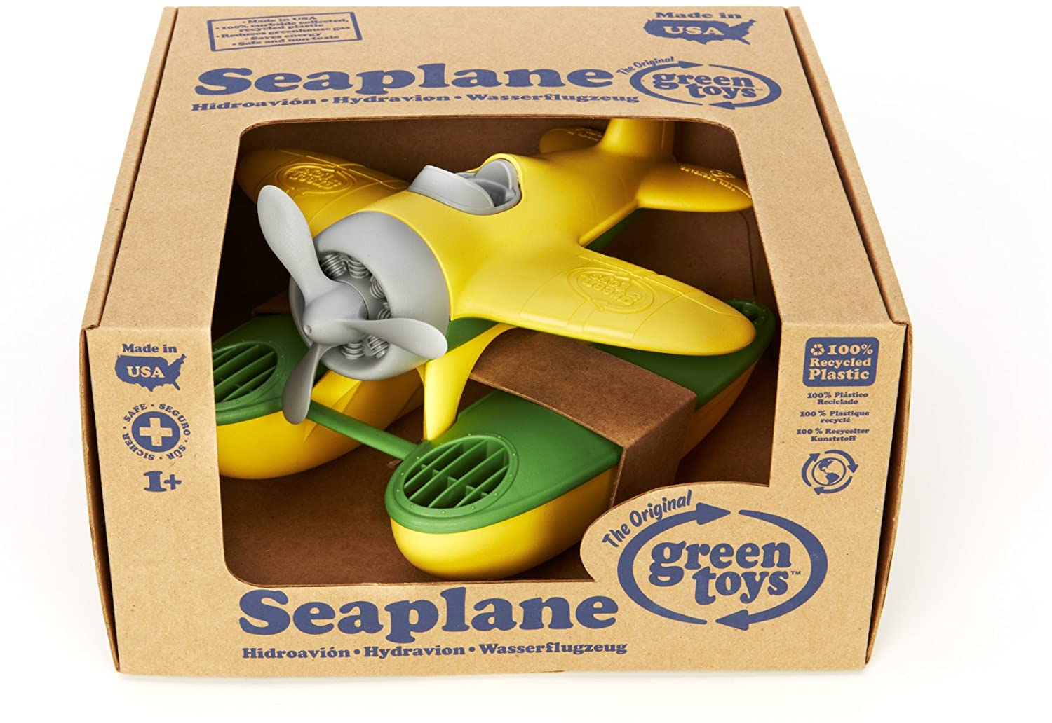 Foto 5 pulgar | Hidroavión Green Toys, Amarillo - Venta Internacional.