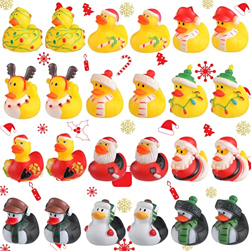 Foto 2 pulgar | Juego De Juguetes De Baño Navideños Para Niños, 24 Unidades, Rubber Duck, Sotiff - Venta Internacional.