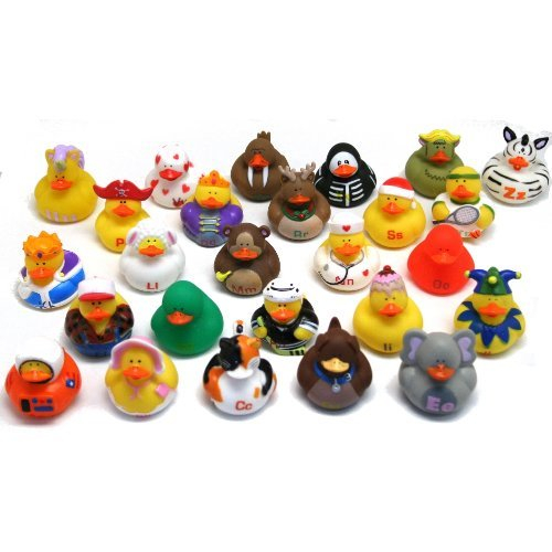 Patitos De Goma Fun Express Abc's, 26 Piezas, Actividades Ed - Venta Internacional.