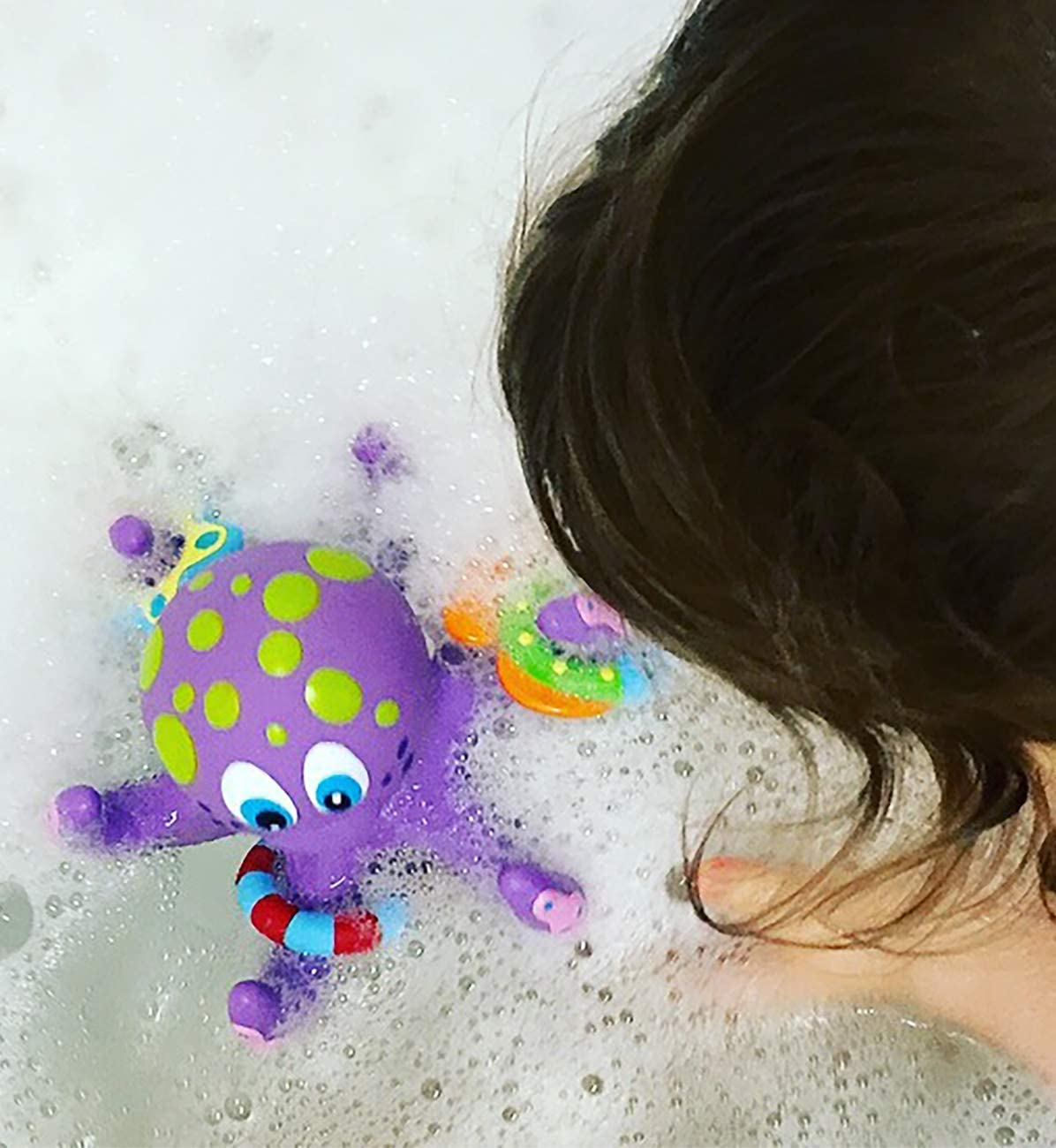 Foto 4 | Nuby Octopus Juguete De Baño Flotante, Púrpura - Venta Internacional.