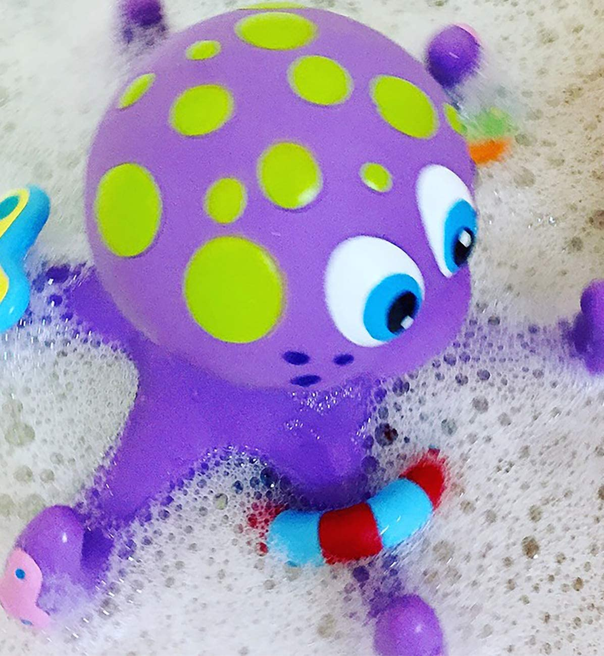 Foto 7 | Nuby Octopus Juguete De Baño Flotante, Púrpura - Venta Internacional.