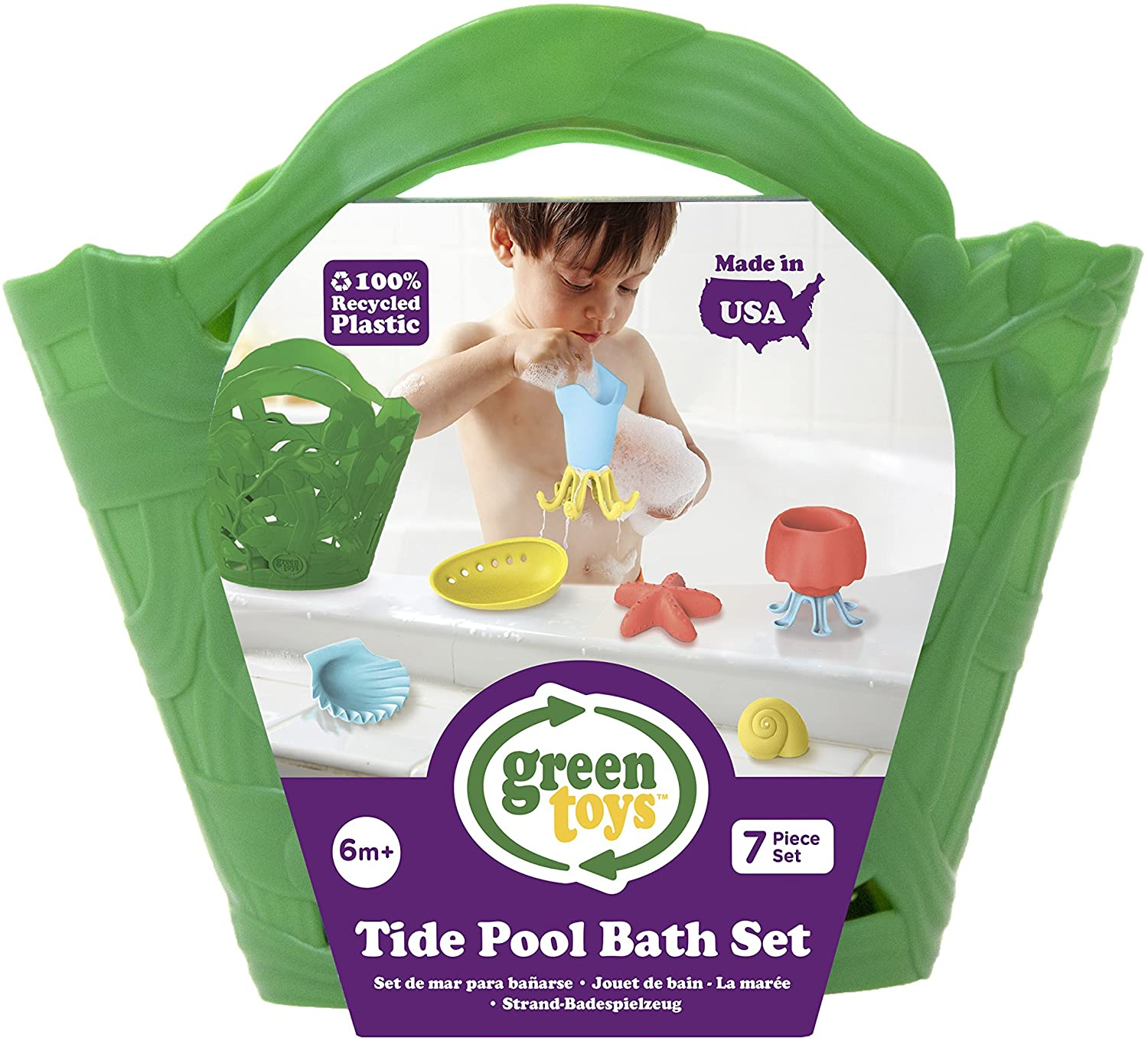 Foto 4 pulgar | Juego De Baño Para Piscina Green Toys Tide, 7 Piezas, Juego  - Venta Internacional.