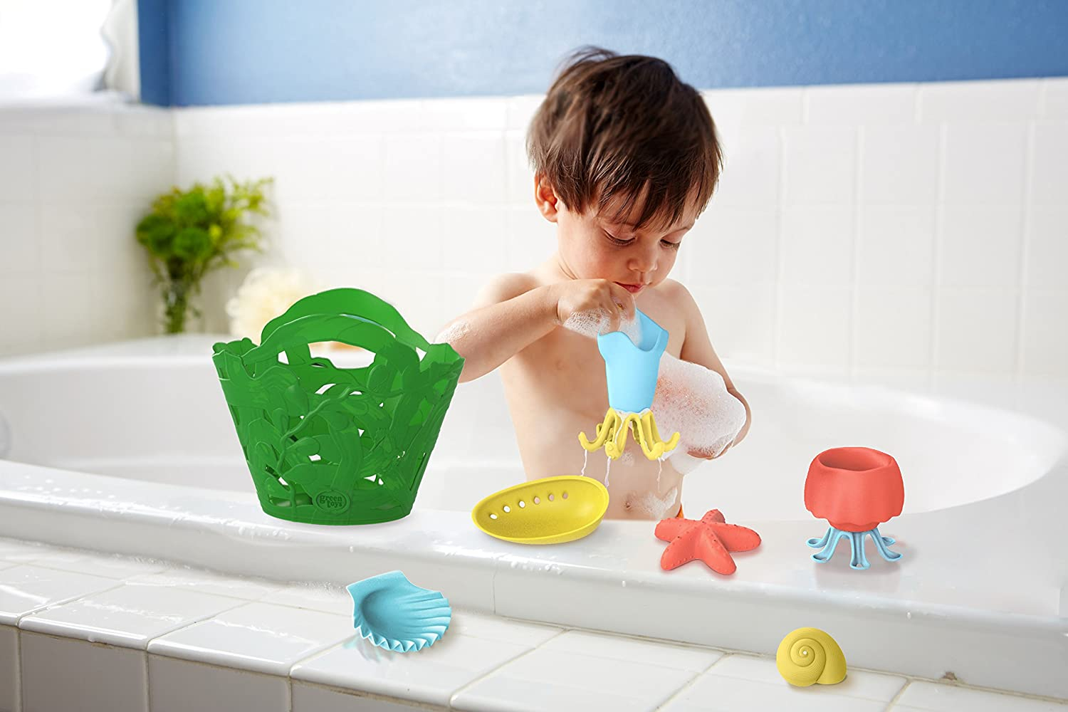 Foto 6 pulgar | Juego De Baño Para Piscina Green Toys Tide, 7 Piezas, Juego  - Venta Internacional.