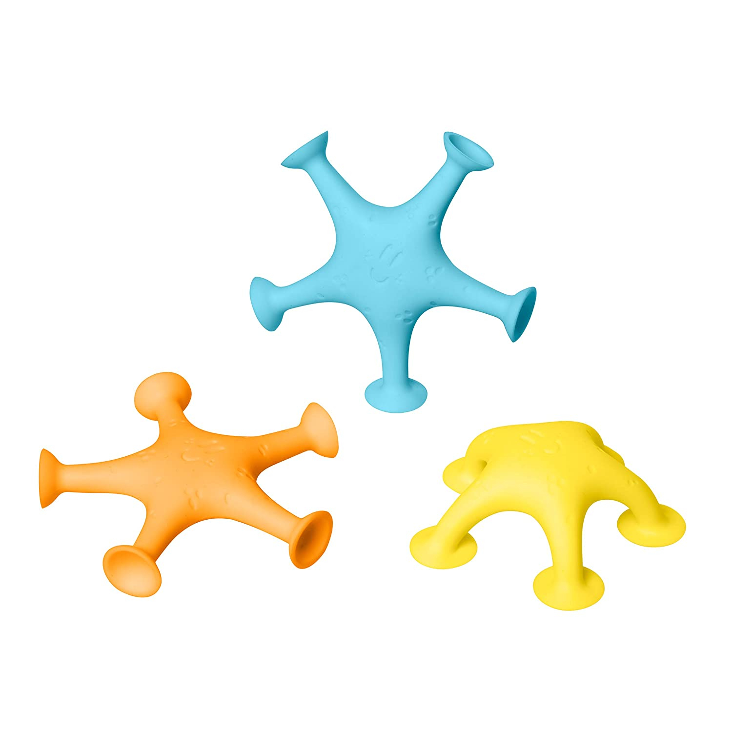 Juguetes De Baño Elásticos Y Con Succión Ubbi Starfish, Juego De 3 Juguetes Aptos Para Lavavajillas  - Venta Inter